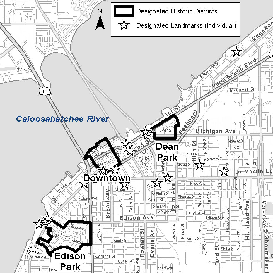 Fort Myers historic designations